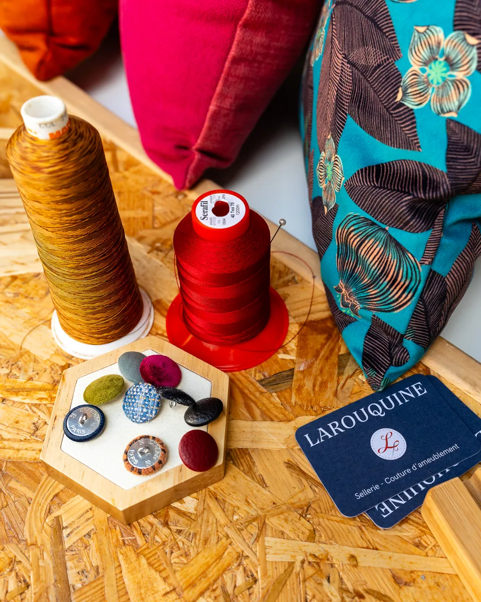 Matières et savoir-faire à l’atelier Larouquine